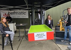 een interactief spelletje bij Hefmatic, dat was een leuke afwisseling